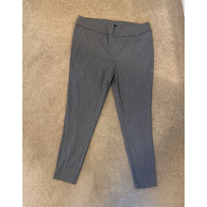 Women's APT. 9 Black White Pattern Ankle Cropped Pants 18W